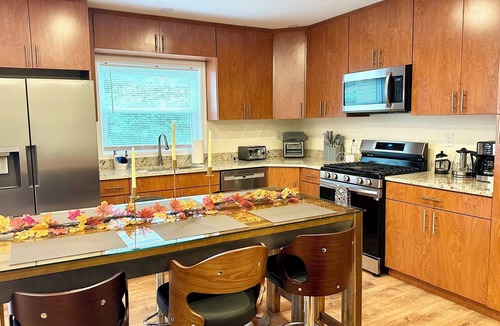 Saugerties South Apartment | Summer on the Creek- Hot Tub Sauna Fire Pit Creek Views