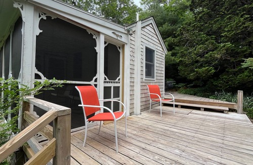 Wellfleet Cottage | Sun-Sun Chezsven Cottage: 2 bdrm house with WiFi, in peaceful Wellfleet woods