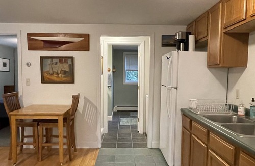 West Kennebunk Apartment | Sunny art-filled one-bedroom apartment on Maine Coast