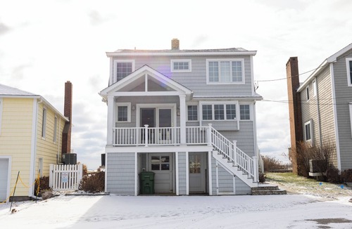 Westbrook House | Sunrise and Sunset views are gorgeous from this direct waterfront beach house.
