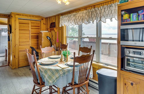 Swanton Cottage | Sunset Views & Deck: Lake Champlain Cottage!