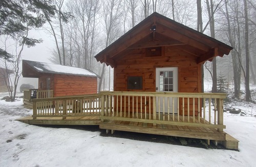 Sand Lake Cabin | Taborton Harvest Timber Trails Unique cabin experience