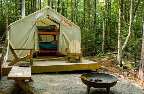 Rangeley Plantation RV Rental | Tentrr State Park Site - Maine Rangeley Lake State Park - North Woods Site - Sin