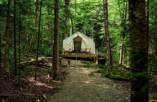 Rangeley Plantation RV Rental | Tentrr State Park Site - Maine Rangeley Lake State Park -Lakeview - Single Camp