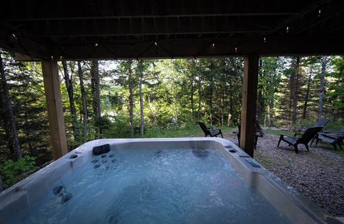 Pine Hill Ski Chalet | The 22 | Lakefront Cabin - Hot Tub, High-Speed Wifi, Work Friendly, Nature
