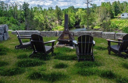 Actinolite Cottage | The Rapids | Riverfront Cottage, Hot Tub | Beach