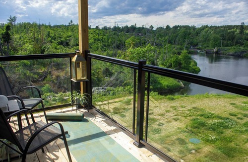Actinolite Cottage | The Rapids | Riverfront Cottage, Hot Tub | Beach