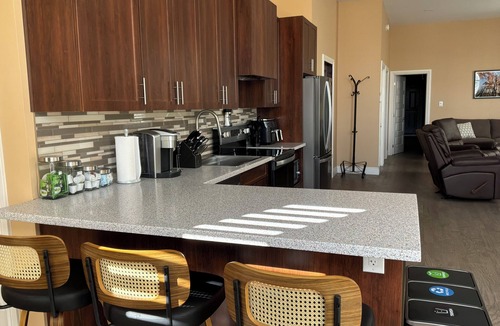 Cornwall Apartment | This newunique place as style with beautiful high ceilings, open space.