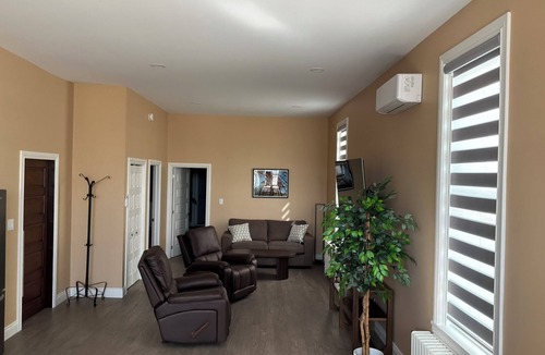 Cornwall Apartment | This newunique place as style with beautiful high ceilings, open space.