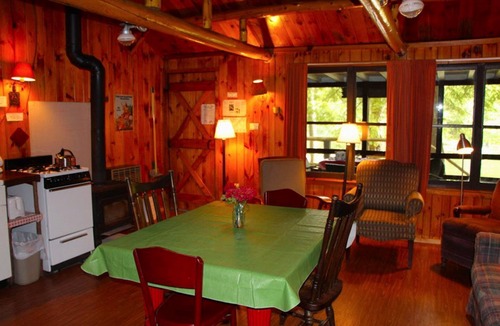Saranac Lake Cabin | Two-Bedroom Waterfront Adirondack Cabin Rental in Saranac Lake, New York