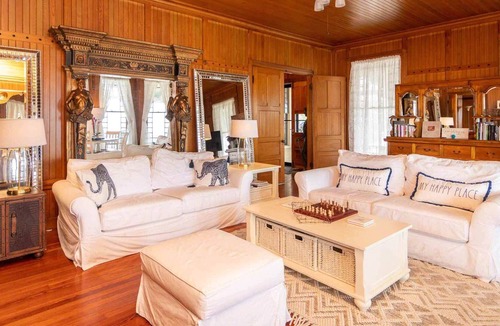Oak Bluffs Villa | Villa Rosa: Grand Seaside Victorian With Sweeping Water Views