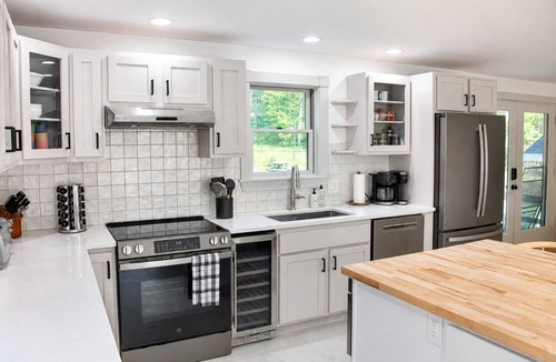 Trenton House | Water Views | Hot Tub | Game Room | Dog-Friendly