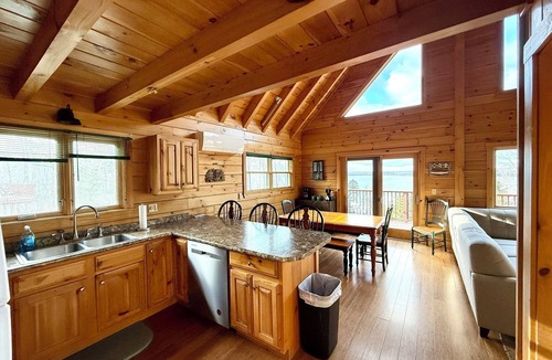 Bar Harbor Cabin | Waterfront Cabin with Private Beach in Bar Harbor. Minutes from Acadia National Park & Downtown Bar Harbor. Newly furnished 3-bedroom, two baths with game room, outdoor grill and fire-pit.