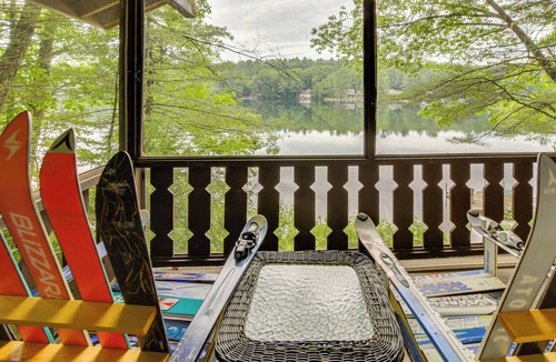 Casco Cabin | Waterfront Escape w/Kayak, Paddle Boards, & Sauna