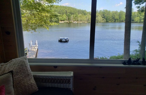 East Wakefield House | Waterfront! Gentle sloping beach highlights this updated waterfront home!