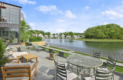 Rowayton House | Waterfront home in heart of Rowayton with dock and beach access