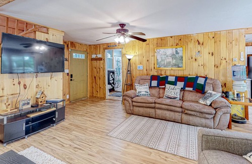 West Newfield House | Waterfront home with kayaks, paddleboat, swimming beach access, alfresco dining