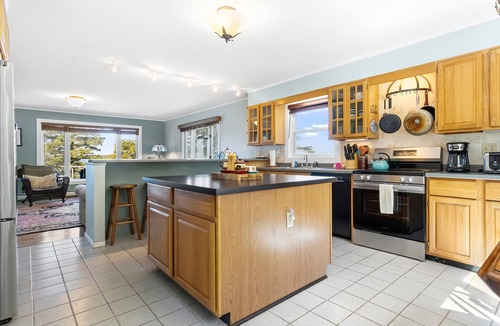 Trenton House | Waterfront Oasis - Charming home with stunning bay views, sunroom, gazebo, deck