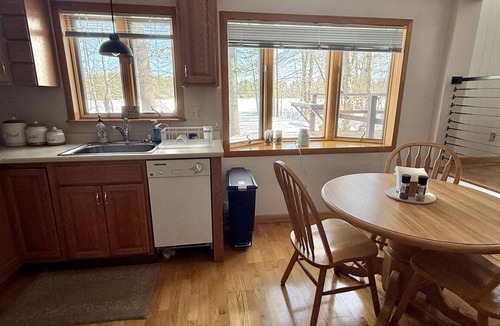 East Baldwin Cottage | WATERFRONT ON SAND POND WITH A PRIVATE SANDY BEACH