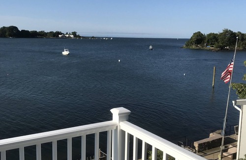 Guilford House | Waterfront villa on charming bay, minutes to Guilford green, bike & hike nearby