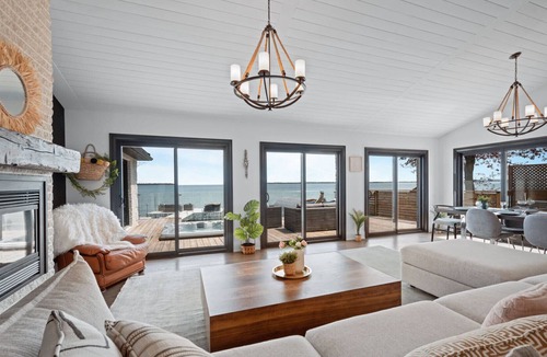 Alcona Cottage | Waterfront Wow with hot tub