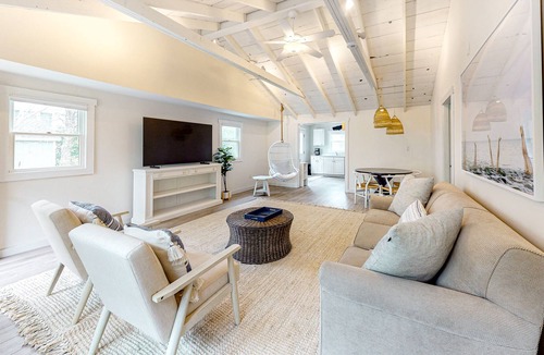 East Falmouth House | Well-appointed dog-friendly home near the water with private deck, grill, & W/D