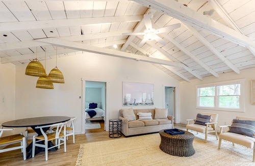 East Falmouth House | Well-appointed dog-friendly home near the water with private deck, grill, & W/D