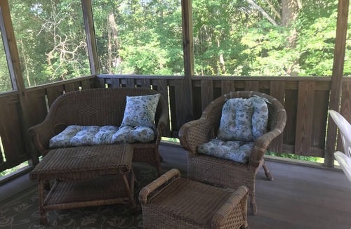 Westerly Cottage | Westerly beach cottage bliss: 2 bed, cool air, porch vibes, deck dreams.