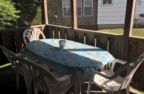 Westerly Cottage | Westerly beach cottage bliss: 2 bed, cool air, porch vibes, deck dreams.