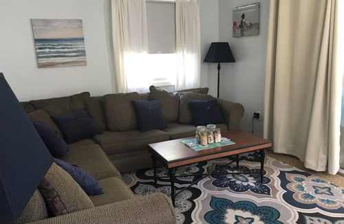 Westerly Cottage | Westerly beach cottage bliss: 2 bed, cool air, porch vibes, deck dreams.