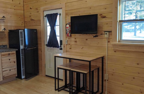 West Hopkinton Cabin | "White Mountains" cabin at Keyser Pond Campground