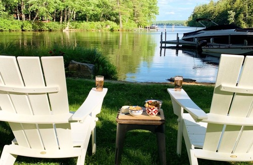 Moultonborough House | Winnipesaukee Waterfront Home Sleeps 14 With Dock