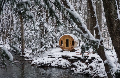 Saugerties Apartment | Winter Farmstay: Sauna, Animals & Mountain Views near Woodstock & Saugerties