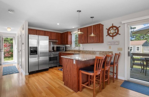 West Chatham House | Wonderful dog friendly rental with access path to a private beach deeded at White's Pond!