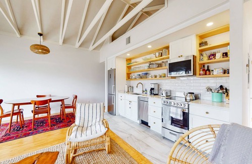 Chilmark House | Woodsy island home with large deck, open layout, WiFi, kitchen & ideal location