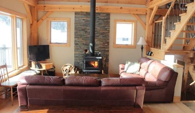 A traditional Quebec chalet nestled in the Gatineau Hills 30 minutes from Ottawa