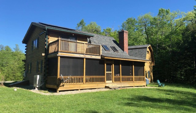 Beautiful four season lakeside log home close to all Berkshires attractions.
