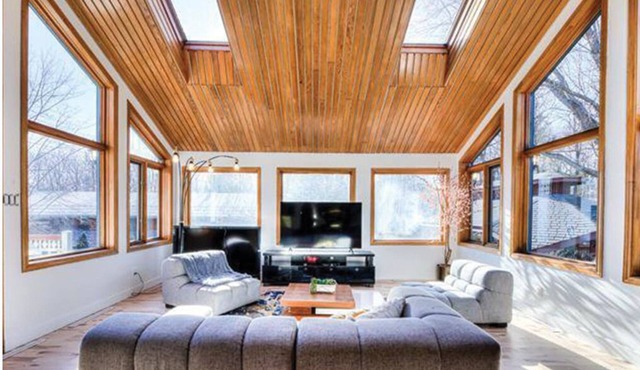 Beautiful modern rustic villa with indoor heated pool.