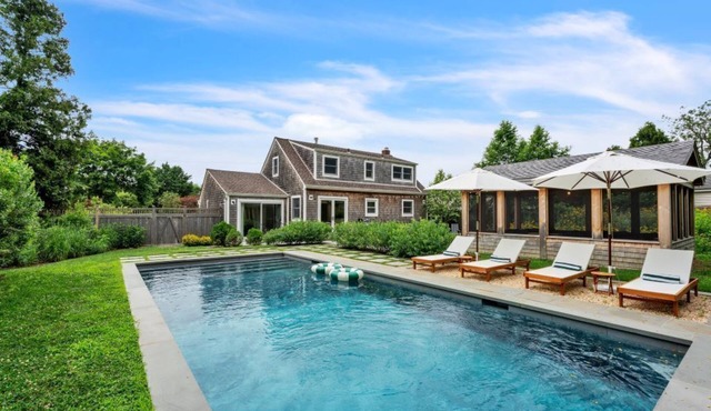 Bellport Village 3-BR Modern Beach House with Pool, Fire Pit, and Outdoor Shower