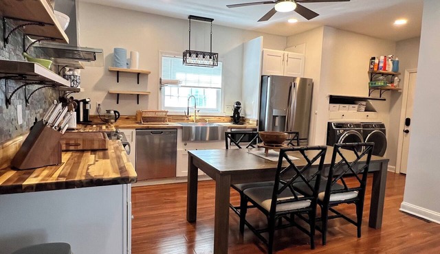 Bright & Cozy 2-Bed Home w Free Parking & Laundry”