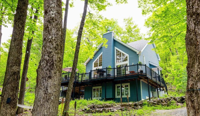 Chalet Watson | Cozy pet-friendly cottage near Gatineau/Ottawa with Home Theatre