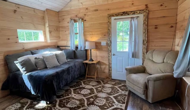 Charming Cabin on forty acres of beautiful fields located in Mid-Coast Maine in Palermo