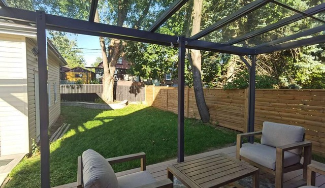 chic and comfy 2 bedroom bungalow with large patio in Toronto