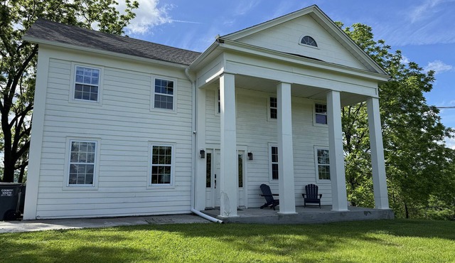 Classic Greek Revival, 4 bedroom, light filled house with views of the Catskills