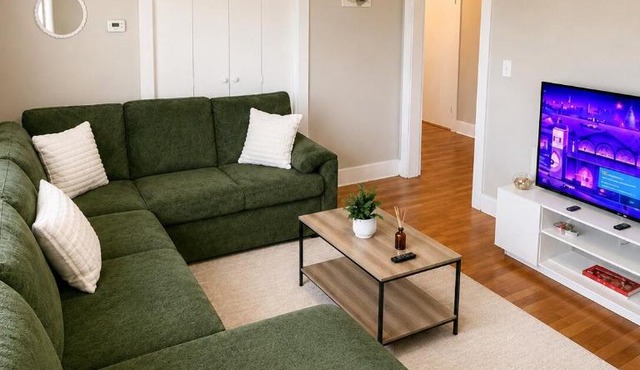 Cozy 2BR Near Tufts Sleep 5