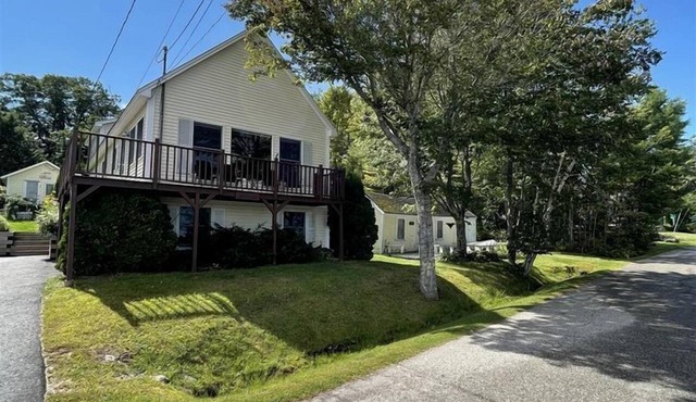 Cozy Lake Front Cabin with Private Beach Access and Stunning Views of Sebago Lake in Frye Island, Maine