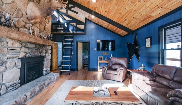 Cozy Mountain Cabin, dark skies, and great views!