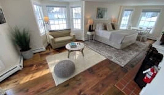Deluxe King Room w/pull-out love seat and fireplace
