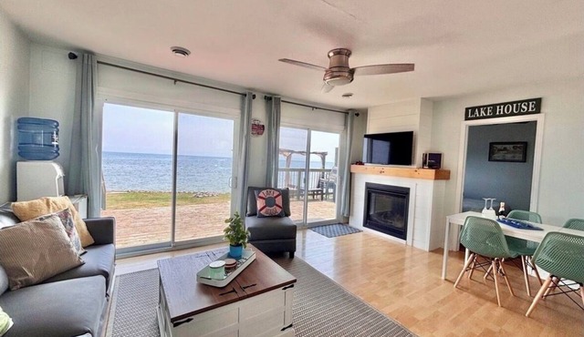 Directly on the Lake Erie with Private Lake Entrance! Kayaks, BBQ + Firepit