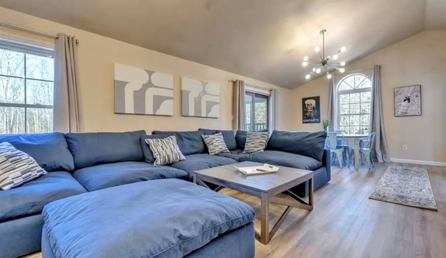 Dog Friendly Seacoast Retreat, Spacious Home for Family & Friends with A/C